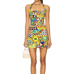 Seven Wonders Halter Mini Dress - Capri !